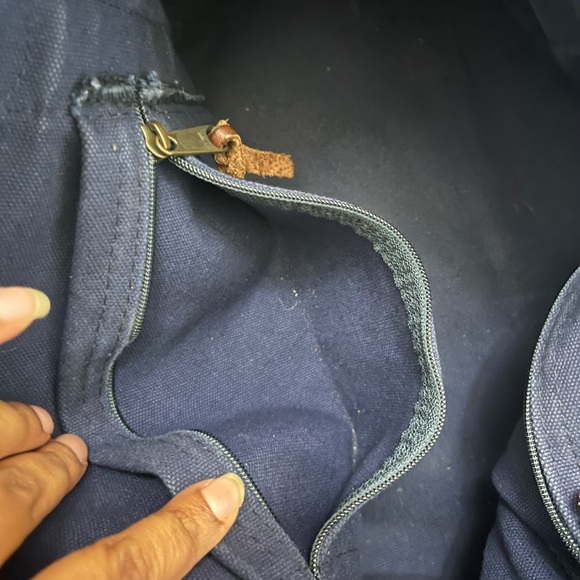 Grosvenor Elegant Blue and Brown Men's Duffel Bag - Picture 7 of 13